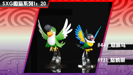 [PREORDER CLOSED] 1/20 Scale World Figure [SXG] - Chatot & Squawkabilly