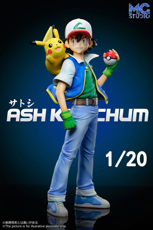 [PREORDER] 1/20 Scale World Figure [MG] - Ash Ketchum & Pikachu