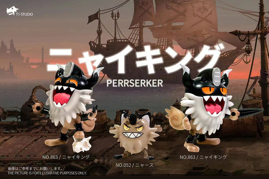[PREORDER CLOSED] 1/20 Scale World Figure [T1] - Galarian Meowth & Perrserker