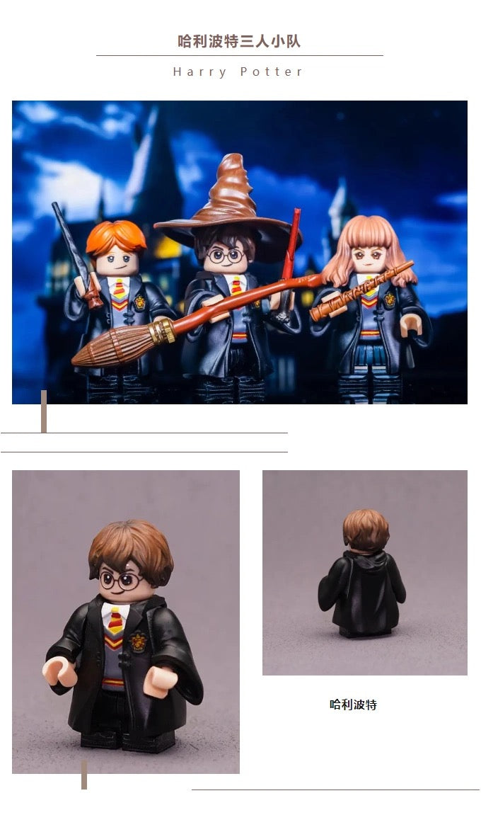 [IN STOCK] Harry Potter Minifigure [MINIFIGS FACTORY] - Harry Potter & Hermione Granger & Ron Weasley