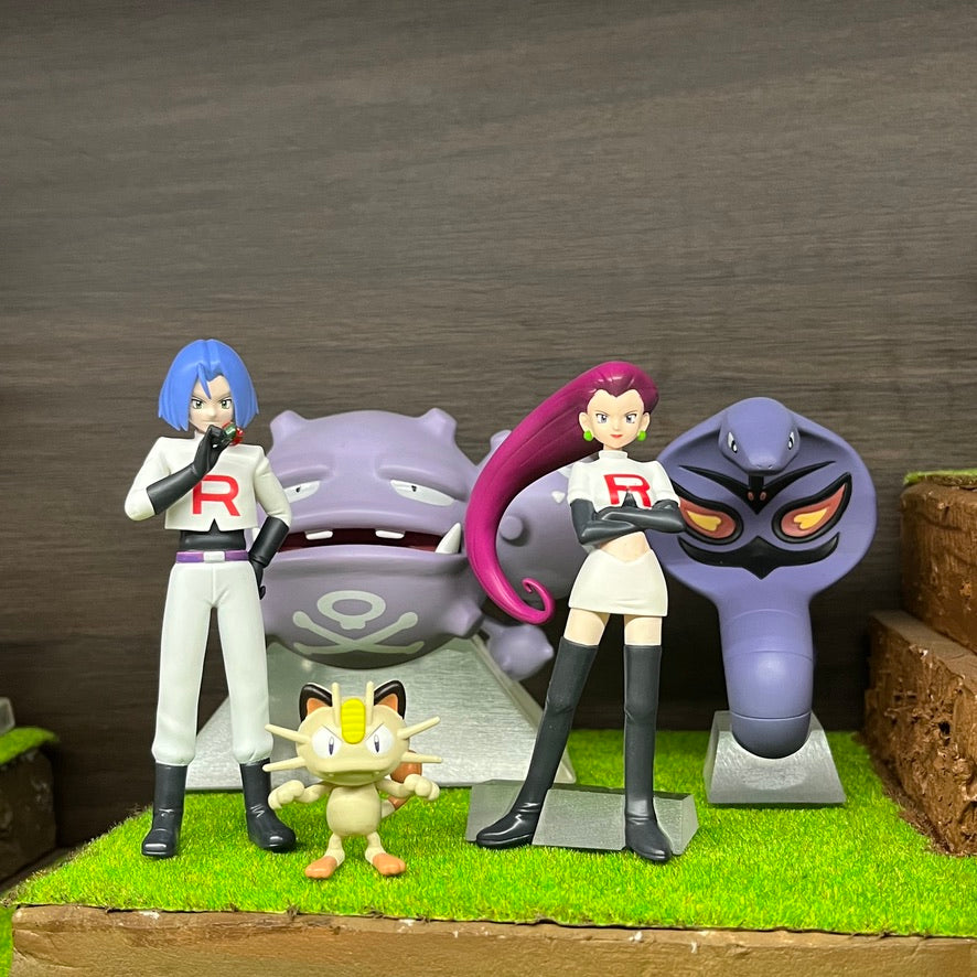 Jessie & James Meowth Pokemon Center figures Japanese Ichiban kuji high quality Team Rocket