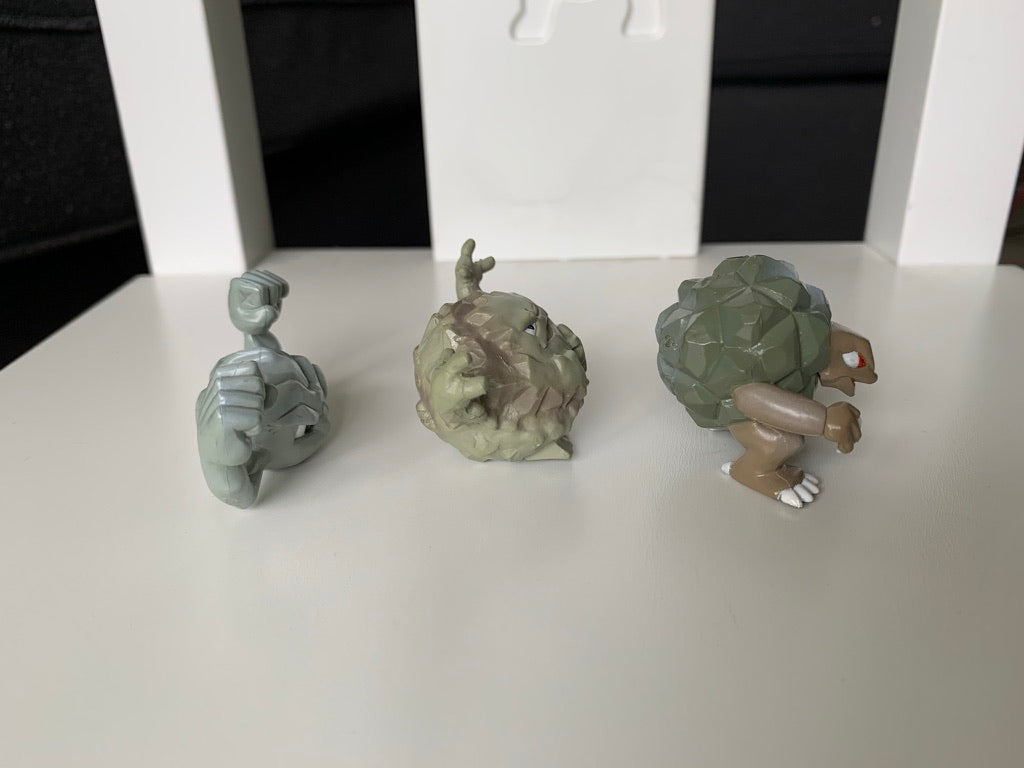 Figurine Tomy CGTSJ - Racaillou & Gravalanch & Grolem