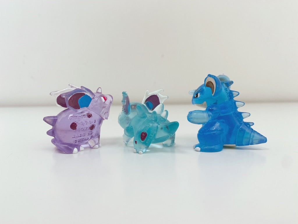 Figurine Translucide - Nidoran & Nidorina & Nidoqueen