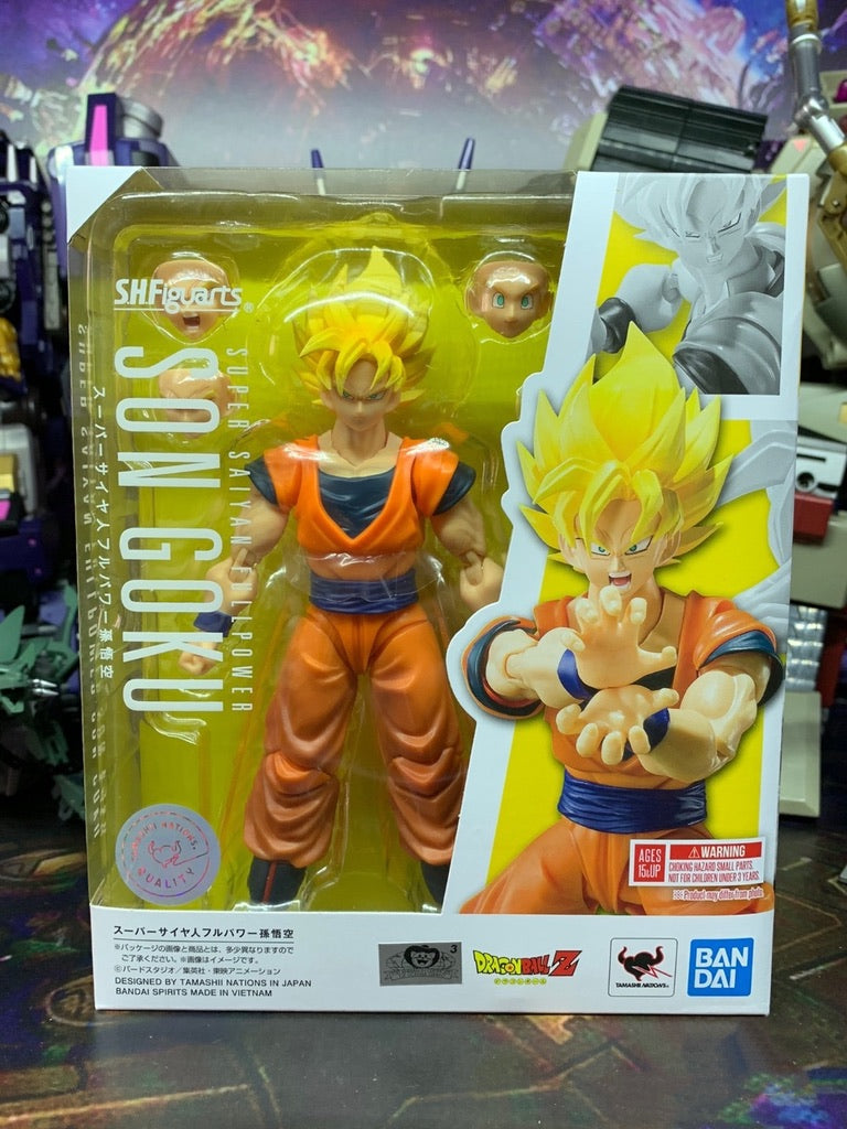 Figurine S.h Figuarts - Dragon Ball Z - Super Saiyan Full Power Son Goku
