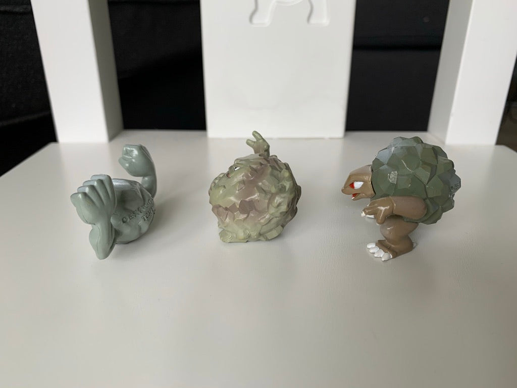 Figurine Tomy CGTSJ - Racaillou & Gravalanch & Grolem