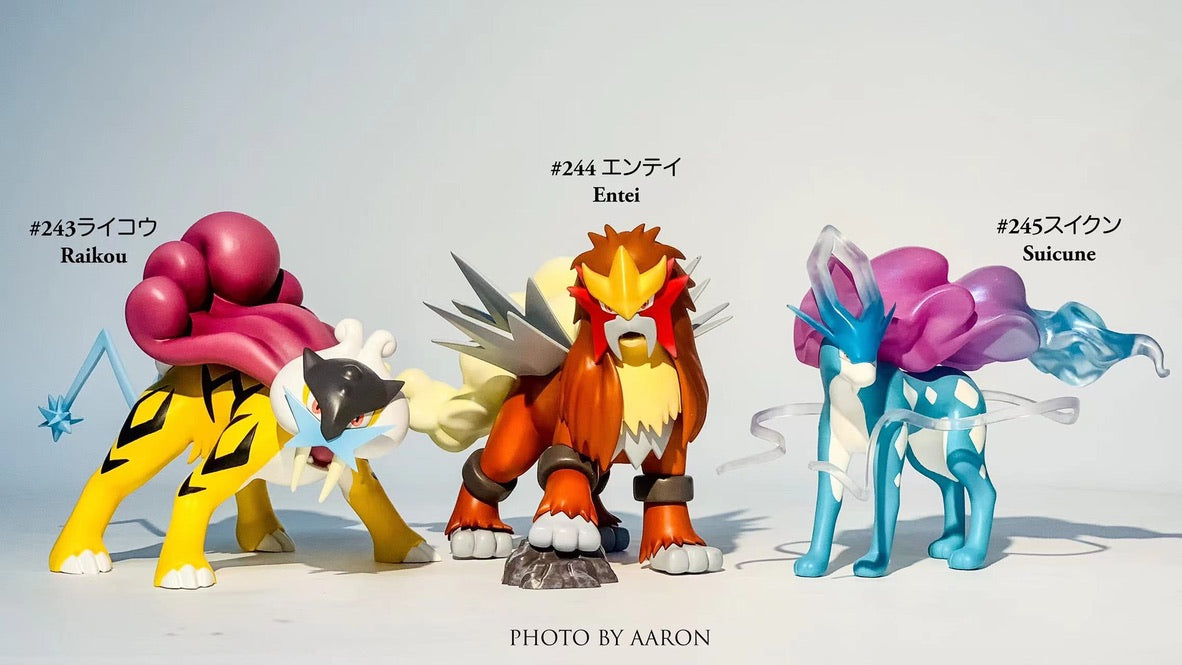 Pokemon Scale World Raikou, Entei & Suicune Three-Pack