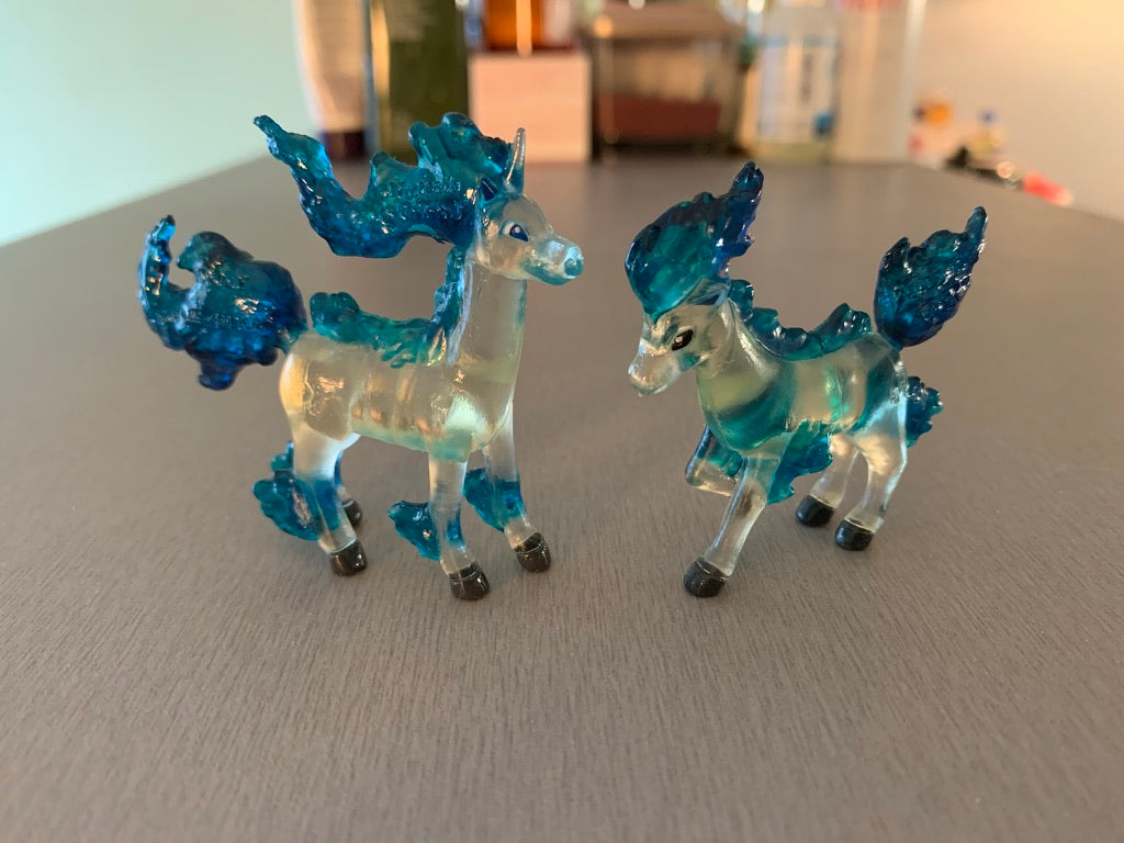 Figurine Translucide - Ponyta & Galopa