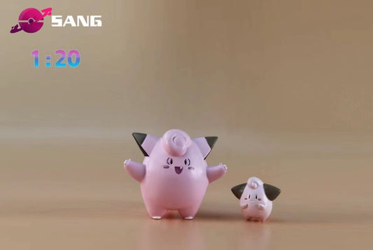 [IN STOCK] 1/20 Scale World Figure [SANG] - Clefairy & Cleffa