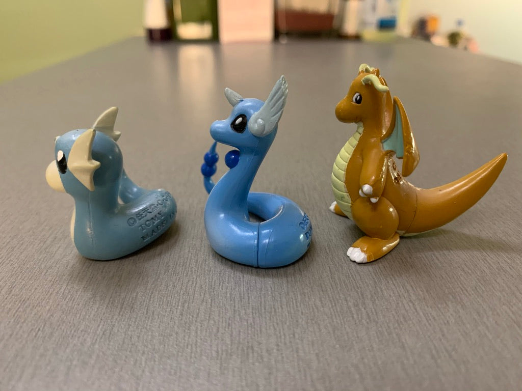 Figurine Tomy CGTSJ - Minidraco & Draco & Dracolosse