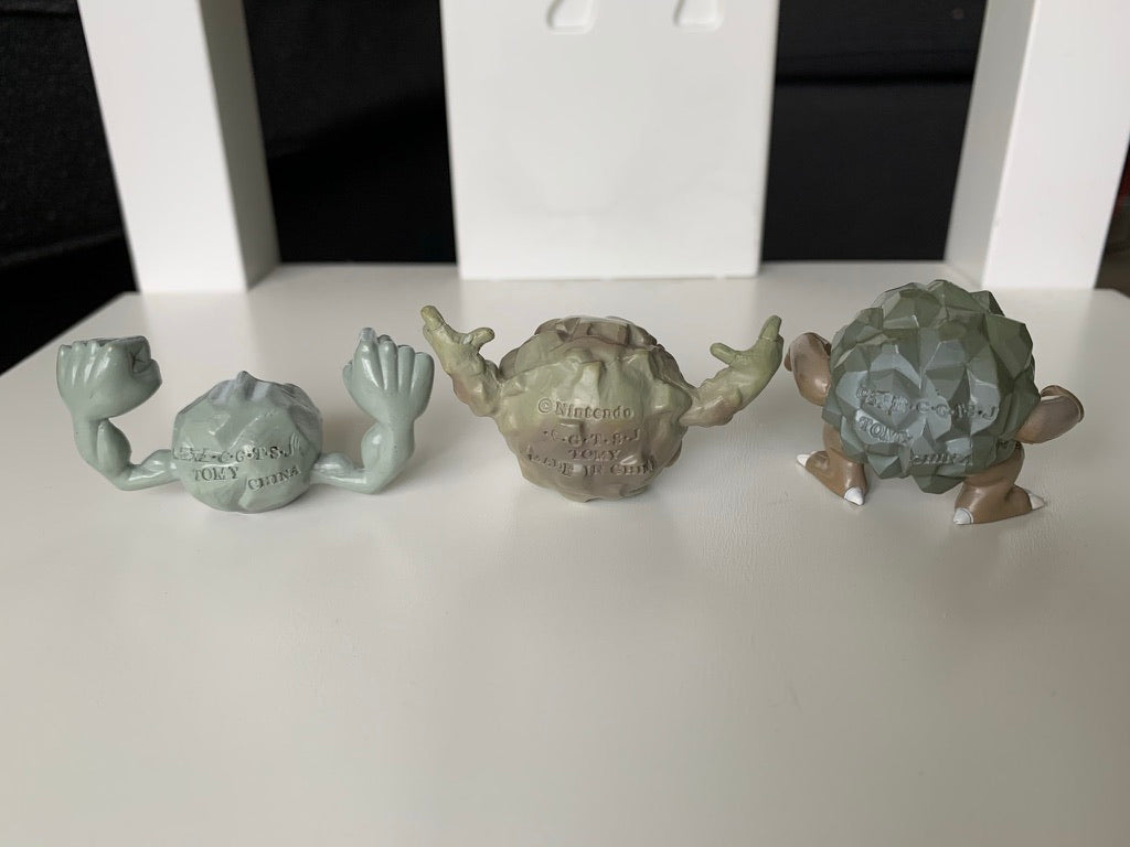 Figurine Tomy CGTSJ - Racaillou & Gravalanch & Grolem