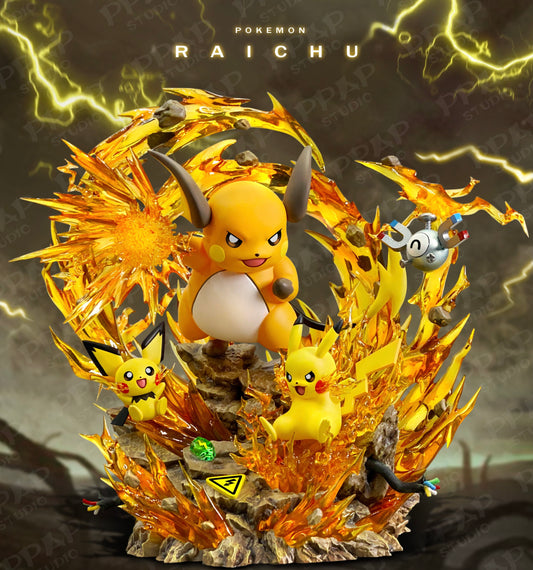 [PREORDER CLOSED] Statue [PPAP] - Pichu & Pikachu & Raichu & Magnemite