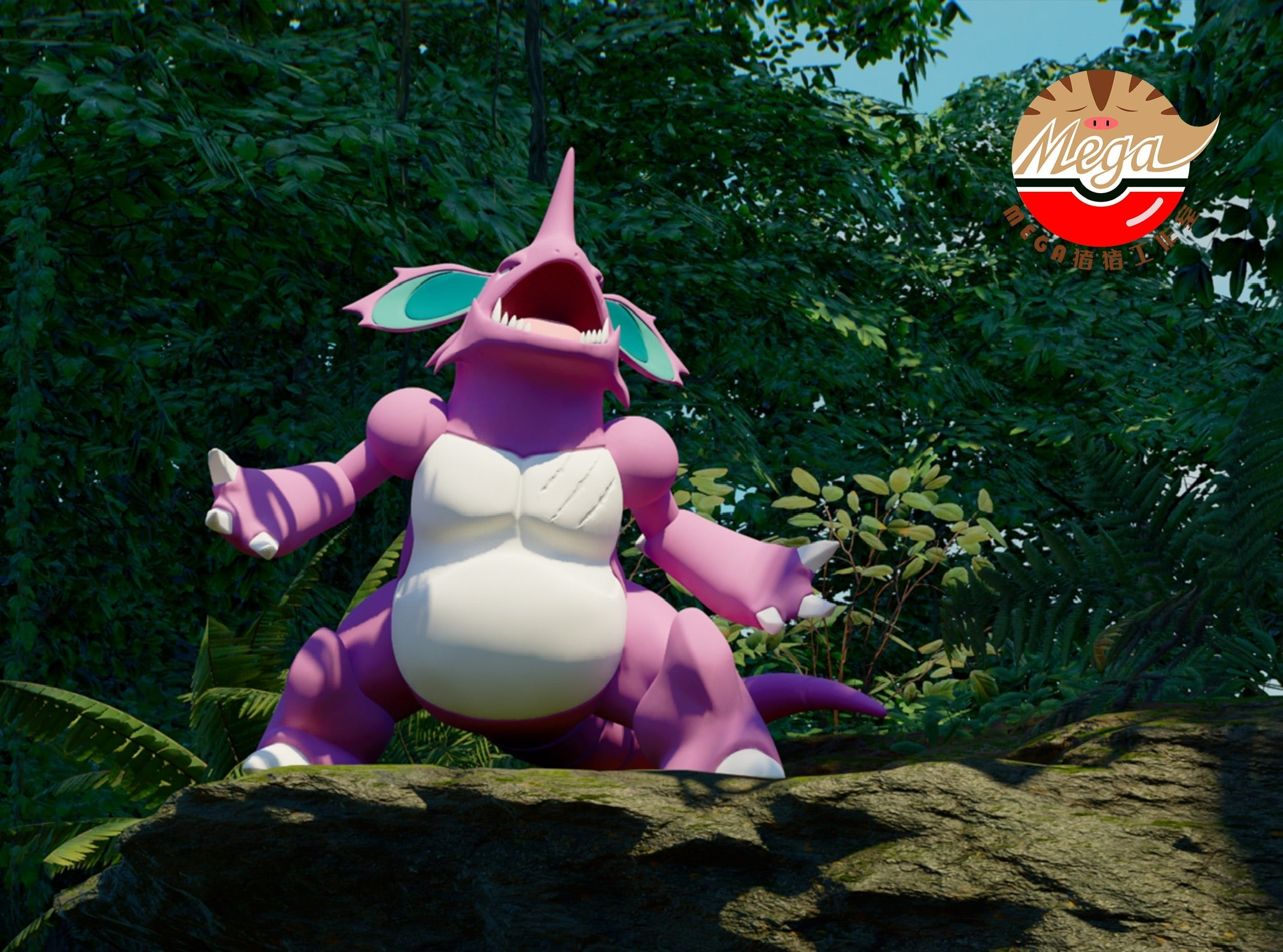 Pokemon Scale World Kanto Region Nidoran Nidorino Nidoking 1