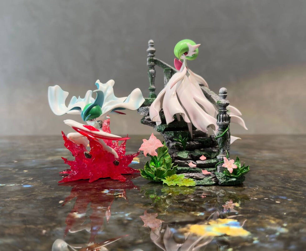 [IN STOCK] 1/20 Scale World Figure [PALLET TOWN] - Mega Gardevoir & Mega Gallade