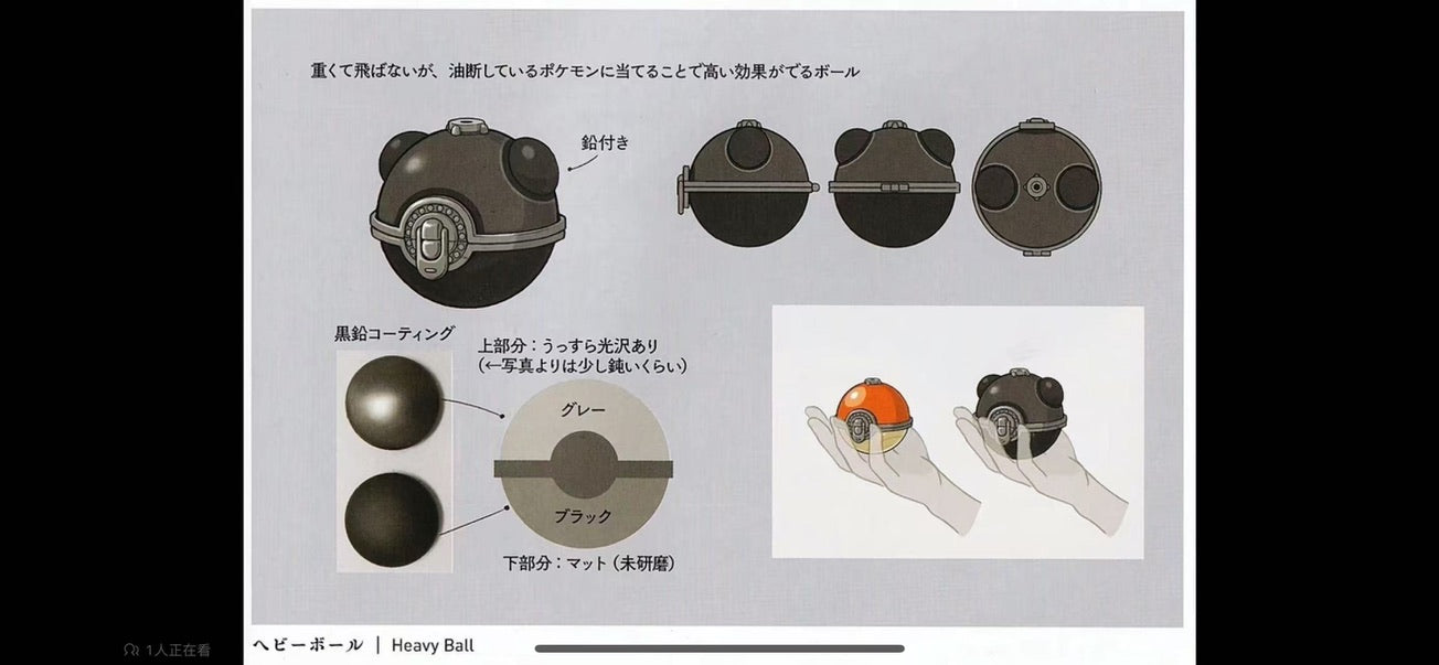 [PREORDER] 1/3 Scale [THE] - Hisuian Poke ball