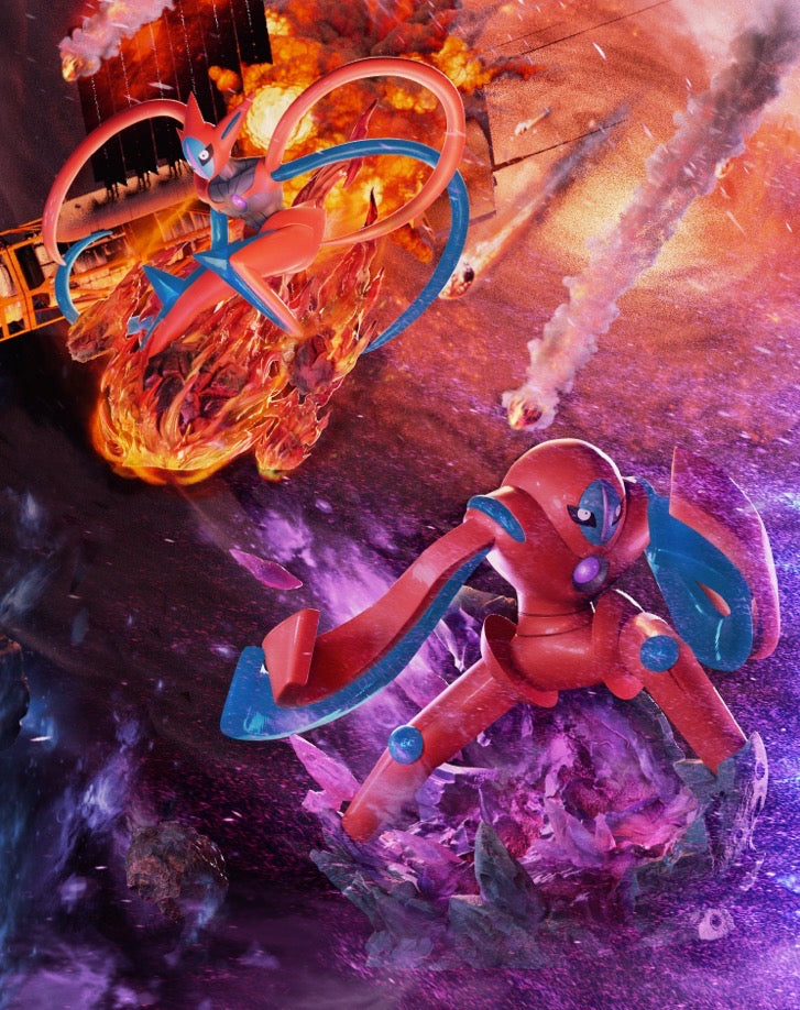 [PREORDER] 1/20 Scale World Figure [DM] - Deoxys (Attack Forme & Defense Forme)