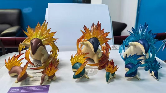 [PREORDER] 1/20 Scale World Figure [WU] - Cyndaquil & Quilava & Typhlosion