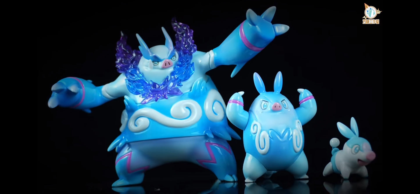 [IN STOCK] 1/20 Scale World Figure [FT] - Tepig & Pignite & Emboar
