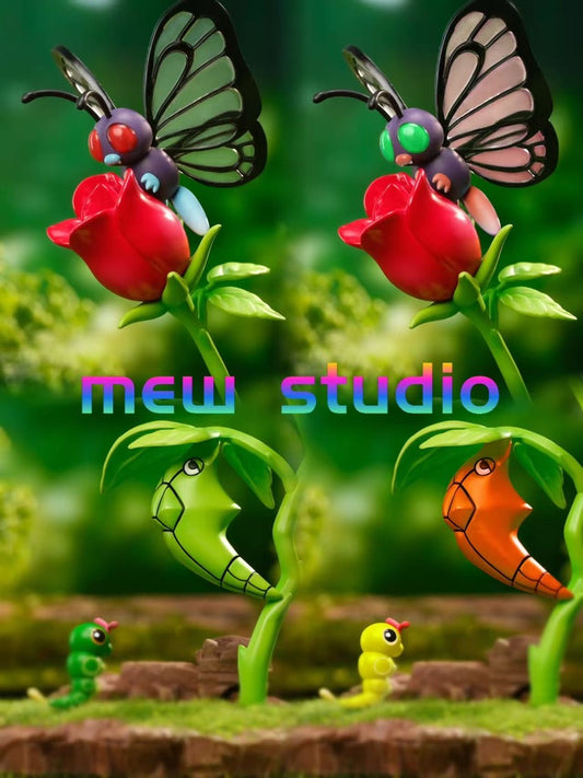 [PREORDER] 1/20 Scale World Figure [MEW] - Caterpie & Metapod & Butterfree