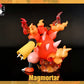[PREORDER] 1/20 Scale World Figure [ACE] - Magmar & Magby & Magmortar