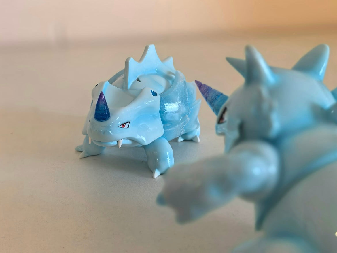 [IN STOCK] 1/20 Scale World Figure [HAPPY HOUSE] - Rhyhorn & Rhydon