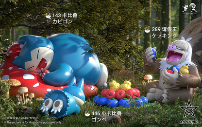 [PREORDER] 1/20 Scale World Figure [ASTERISM] - Snorlax & Slaking & Munchlax