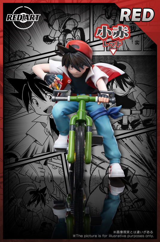 [PREORDER] 1/20 Scale World Figure [RED ART] - Red (Adventures) & Bike