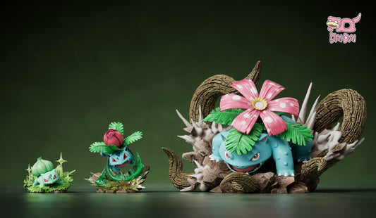 [PREORDER] 1/20 Scale World Figure [DAIDAI] - Bulbasaur & Ivysaur & Venusaur