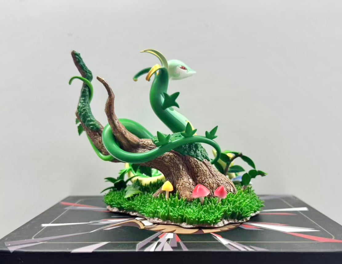 [PREORDER] 1/20 Scale World Figure [MEGAZZ] - Snivy & Servine & Serperior