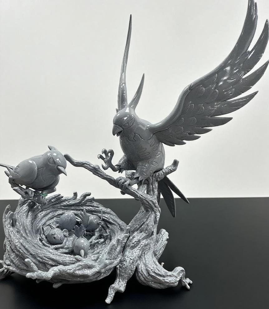 [PREORDER] 1/20 Scale World Figure [AQUA] - Fletchling & Fletchinder & Talonflame