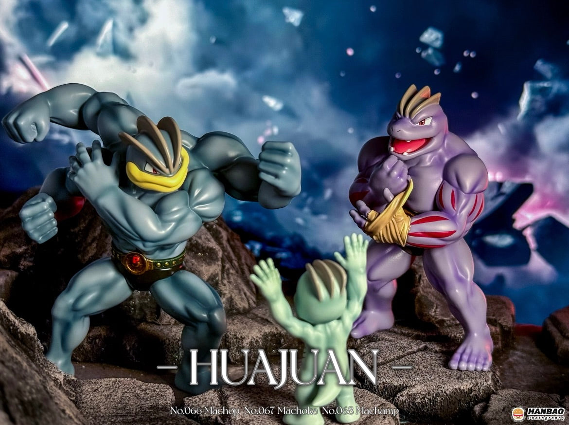 [IN STOCK] 1/20 Scale World Figure [HJ] - Machop & Machoke & Machamp