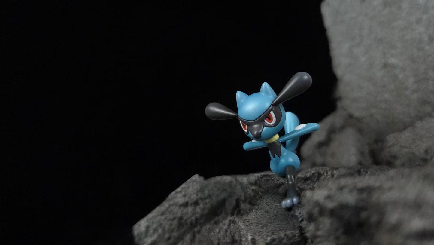[PREORDER] 1/20 Scale World Figure [FOG] - Riolu & Lucario & Mega Lucario
