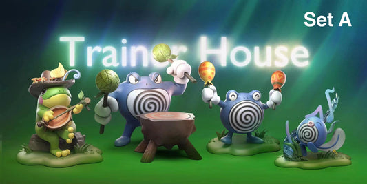 [PREORDER CLOSED] 1/20 Scale World Figure [TRAINER HOUSE] - Poliwag & Poliwhirl & Poliwrath & Politoed