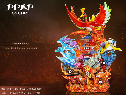 [IN STOCK] Statue [PPAP] - Raikou & Entei & Suicune & Ho-Oh