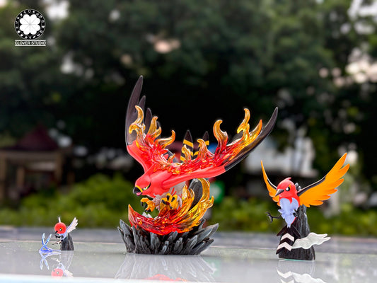 [PREORDER] 1/20 Scale World Figure [SYC] - Fletchling & Fletchinder & Talonflame