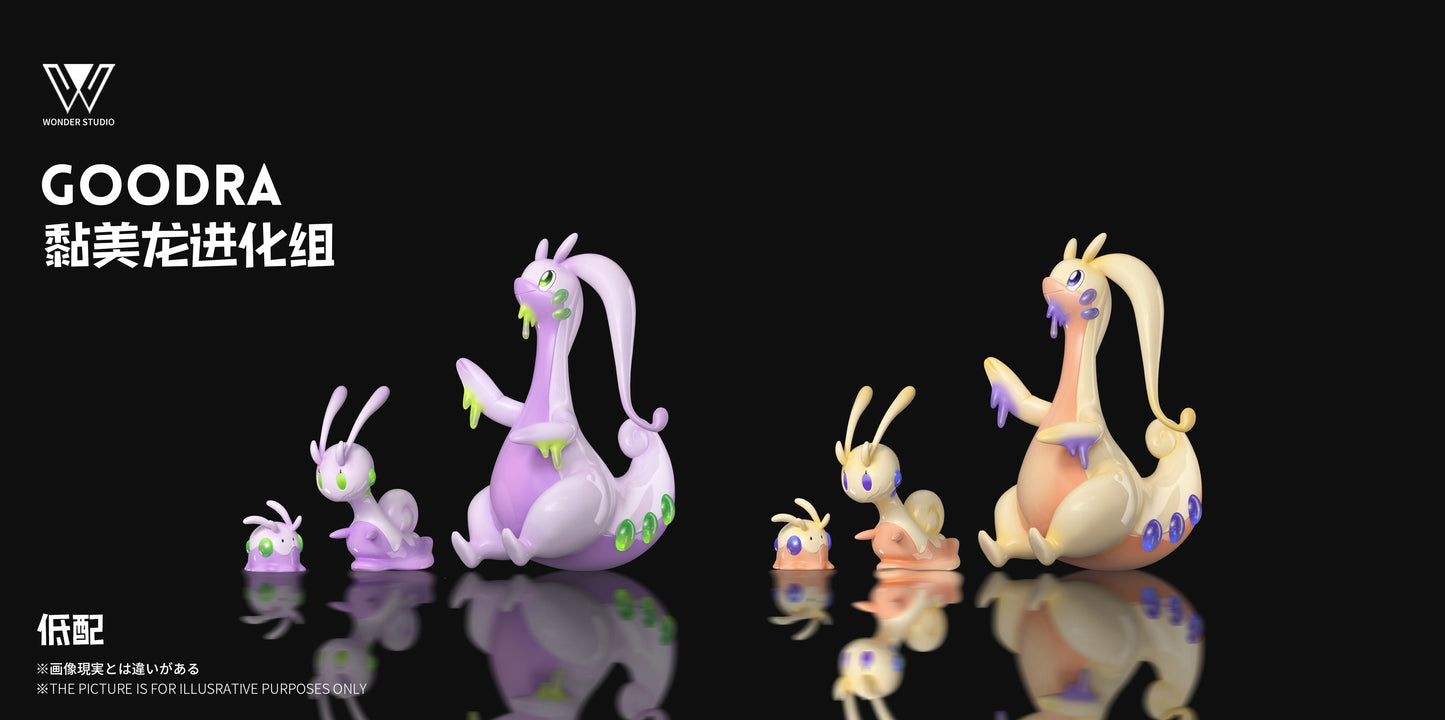 [PREORDER] 1/20 Scale World Figure [WONDER] - Goomy & Sliggoo & Goodra & Hisuian Sliggoo & Goodra