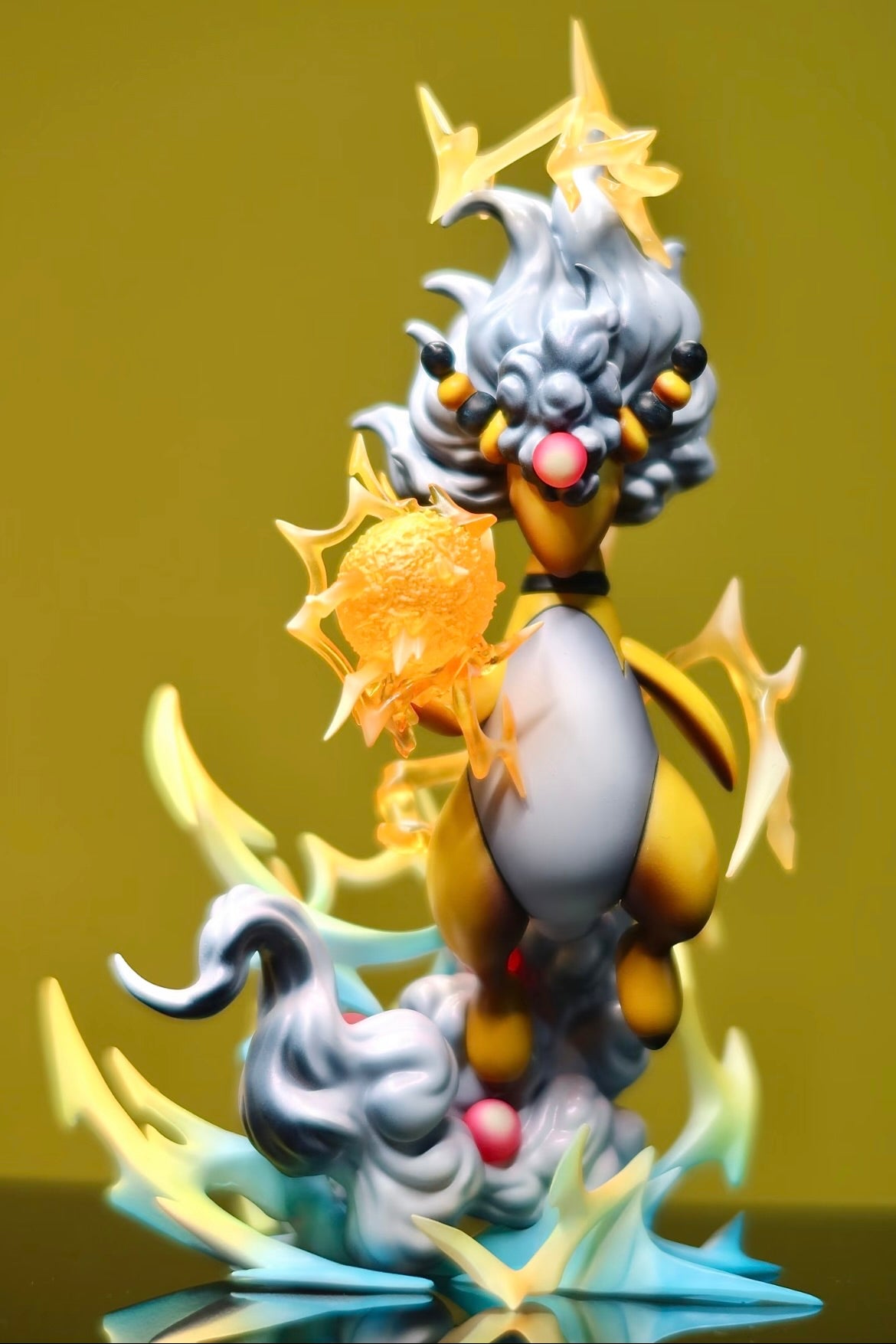 [IN STOCK] 1/20 Scale World Figure [ROCKY HELMET] - Mega Ampharos