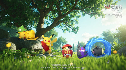[PREORDER] 1/20 Scale World Figure [ZWG] - Pikachu & Morpeko