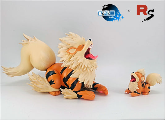 [PREORDER] 1/20 Scale World Figure [BLUE STAR & RS] - Growlithe & Arcanine