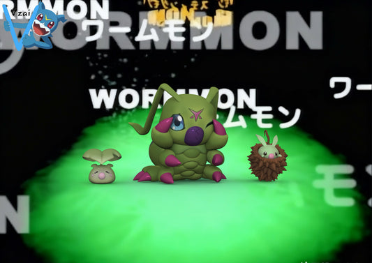 [PREORDER] Digimon Figure [VZAI] - Leafmon & Minomon & Wormmon