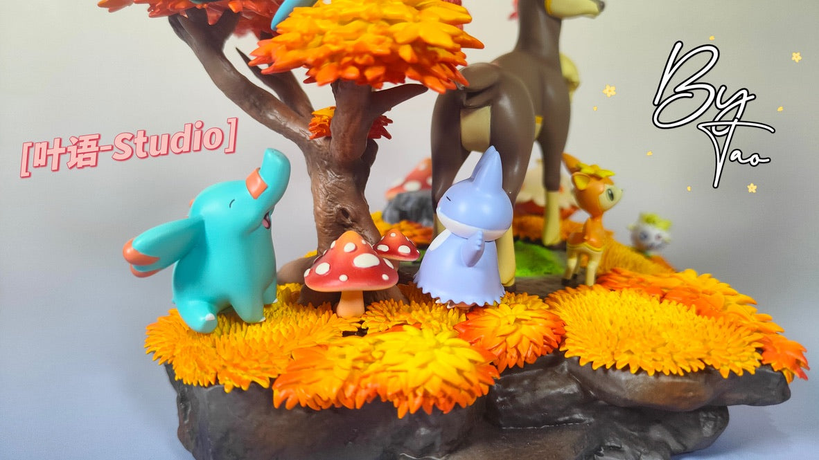 [IN STOCK] 1/20 Scale World Figure [YEYU] - Deerling & Sawsbuck