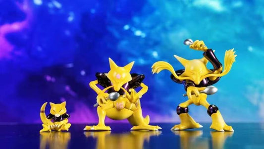 [REMAINING BALANCE] 1/20 Scale World Figure [GOLDEN CITY] - Abra & Kadabra & Alakazam