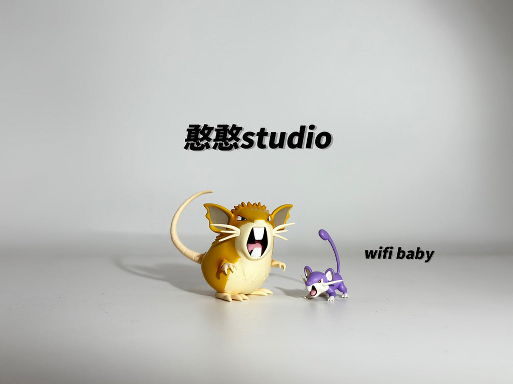 [IN STOCK] 1/20 Scale World Figure [HH] - Rattata & Raticate