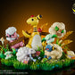 [PREORDER] Mini Statue [MOON SHADOW] - Mareep & Flaaffy & Ampharos & Cottonee & Whimsicott & Wooloo