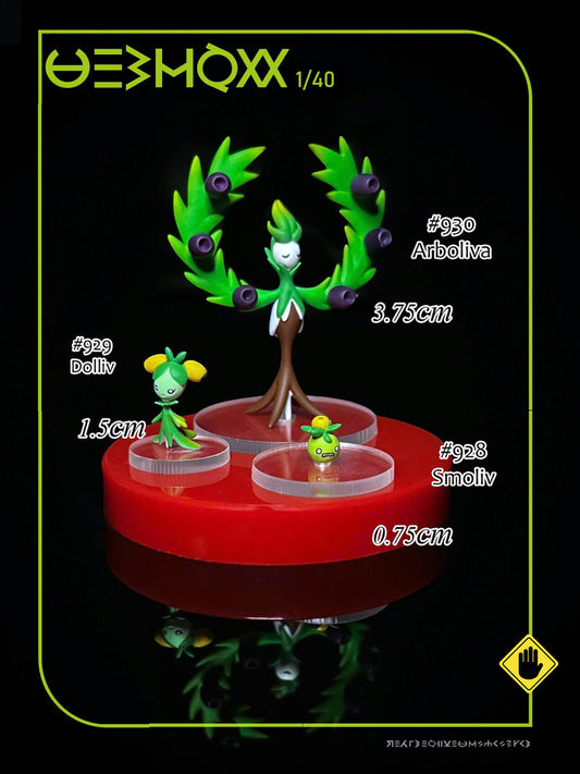 [PREORDER] 1/40 Zukan Figure [IGGLY] - Smoliv & Dolliv & Arboliva