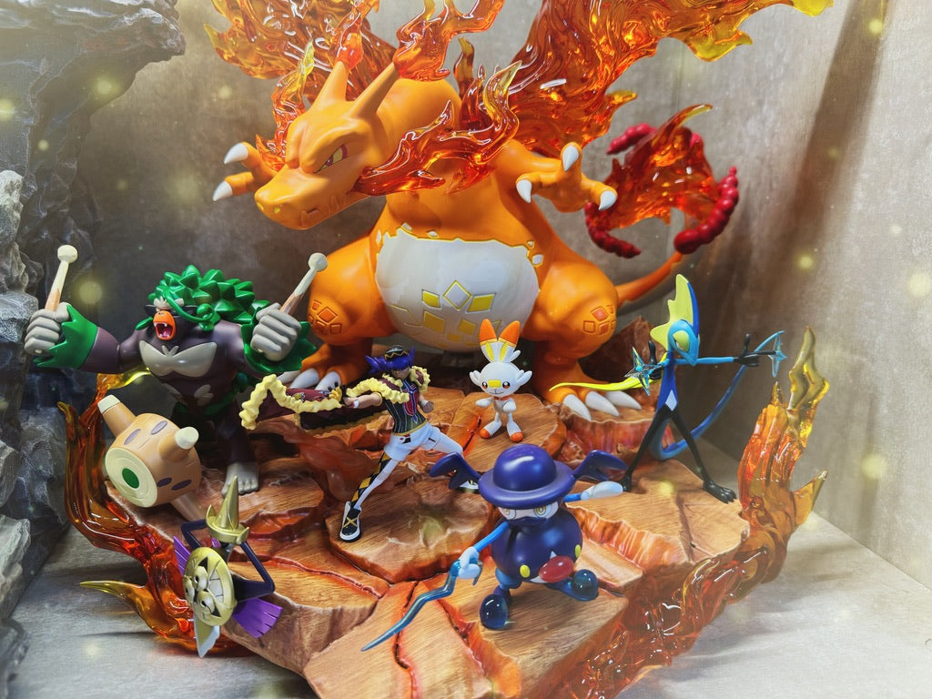 [IN STOCK] 1/20 Scale World Figure [DCG] - Leon & Gigantamax Charizard & Aegislash & Rillaboom & Inteleon & Mr. Rime & Dragapult