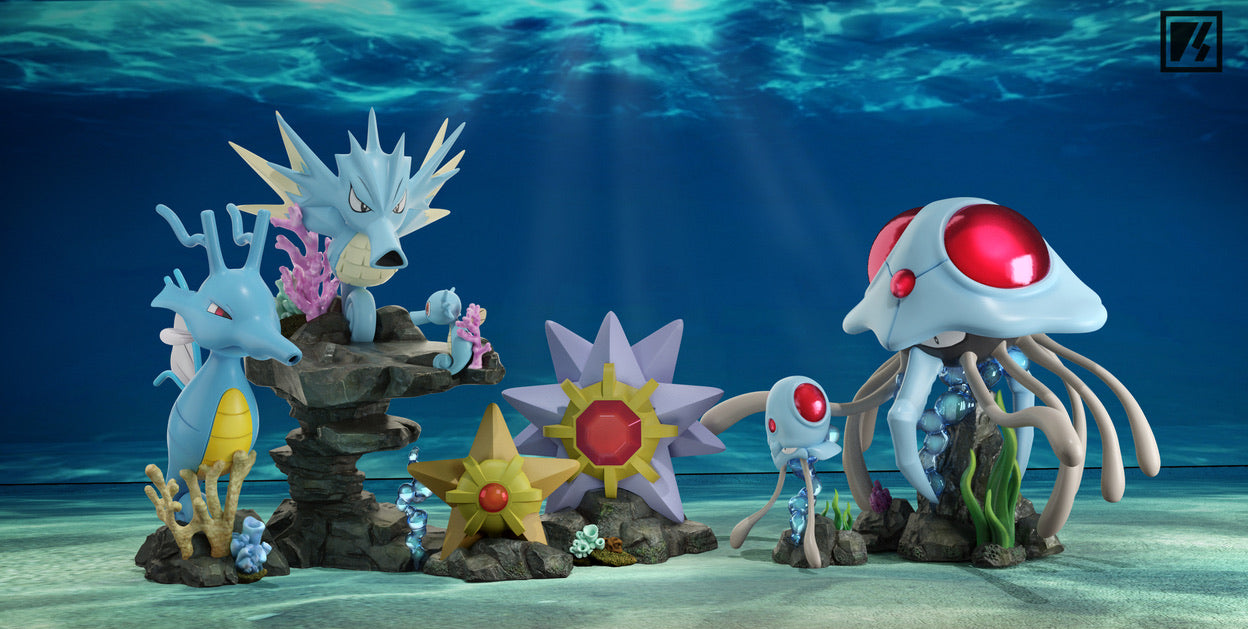 [PREORDER CLOSED] 1/20 Scale World Figure [VS] - Horsea & Seadra & Kingdra & Tentacool & Tentacruel & Staryu & Starmie