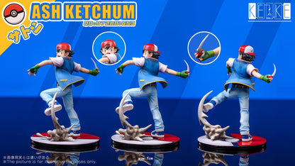 [PREORDER] 1/20 Scale World Figure [KEKE] - Ash Ketchum & Charmander & Charmeleon & Charizard & Bulbasaur & Squirtle & Pikachu