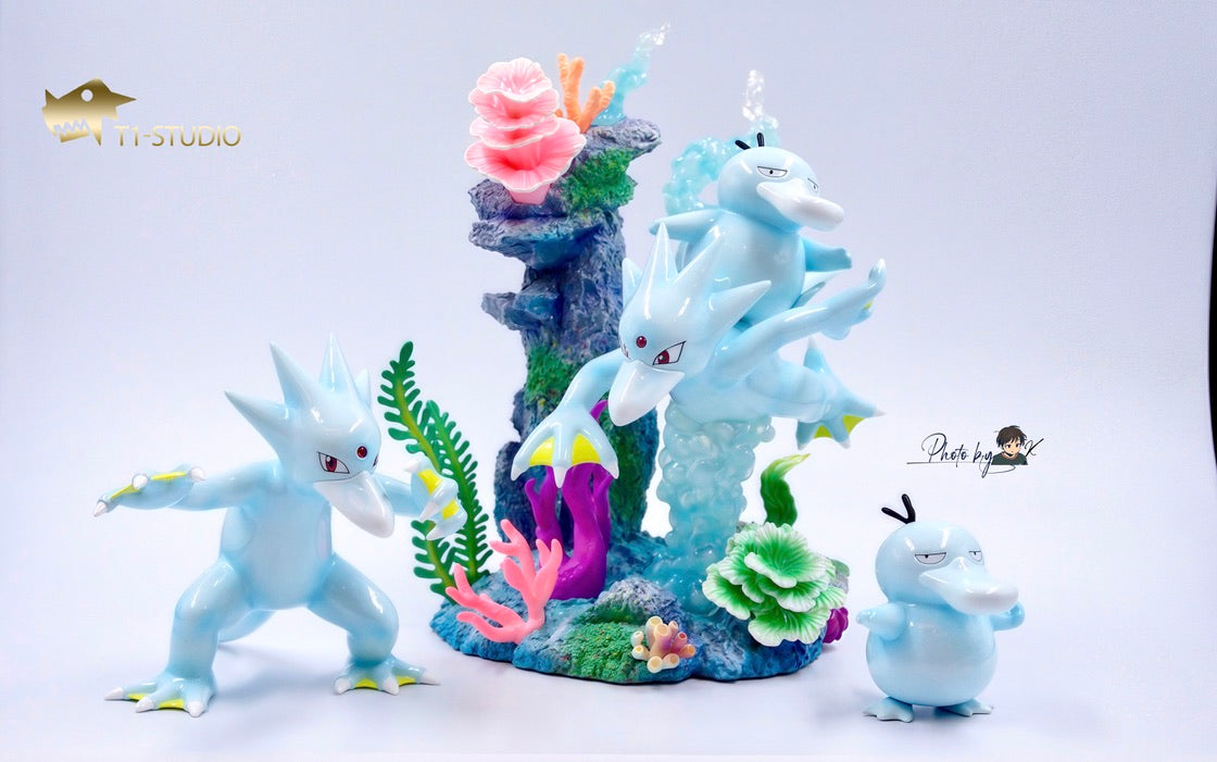 [IN STOCK] 1/20 Scale World Figure [T1] - Psyduck & Golduck