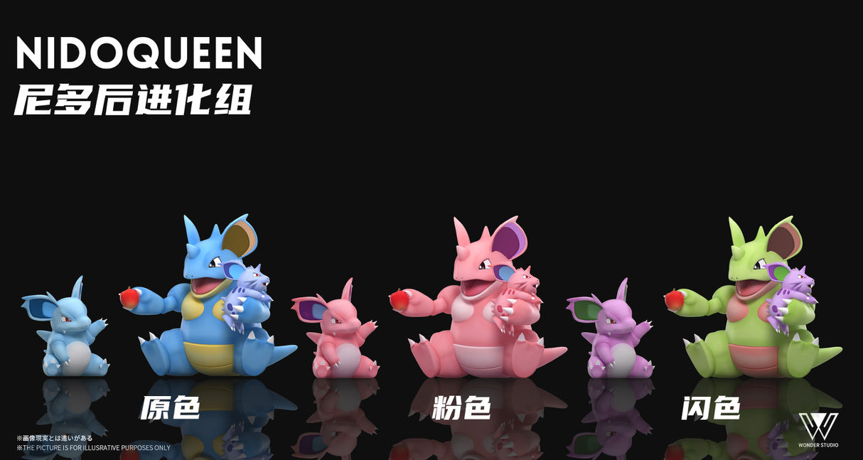 [PREORDER] 1/20 Scale World Figure [WONDER] - Nidoran♀ & Nidorina & Nidoqueen