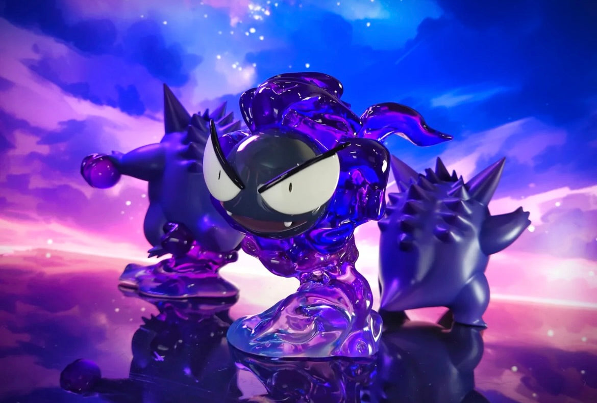 [IN STOCK] 1/20 Scale World Figure [PIKA] - Gastly & Haunter & Gengar